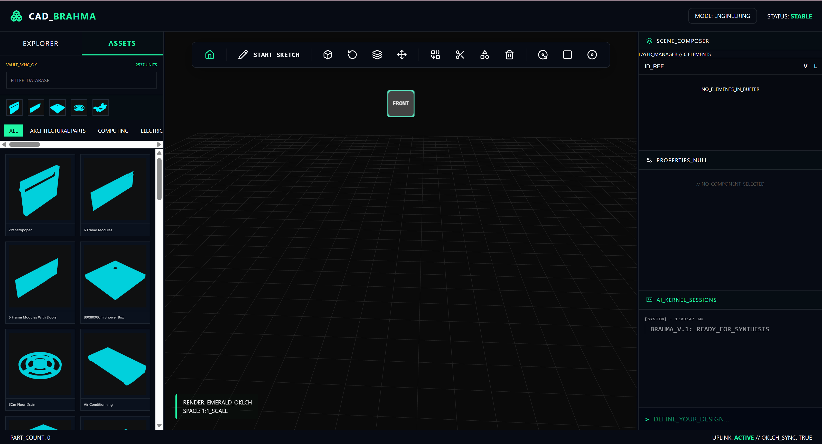 Mechanical CAD Viewport