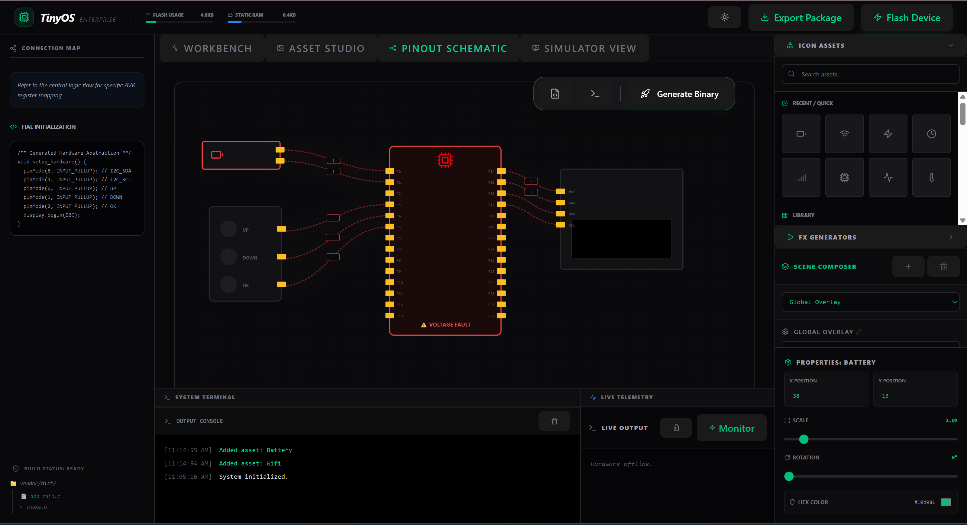 Pinout Schematic